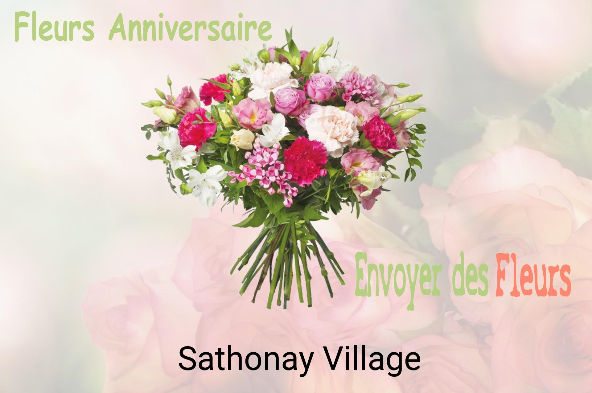 Bouquet de fleurs d’anniversaire livré à Sathonay-Village