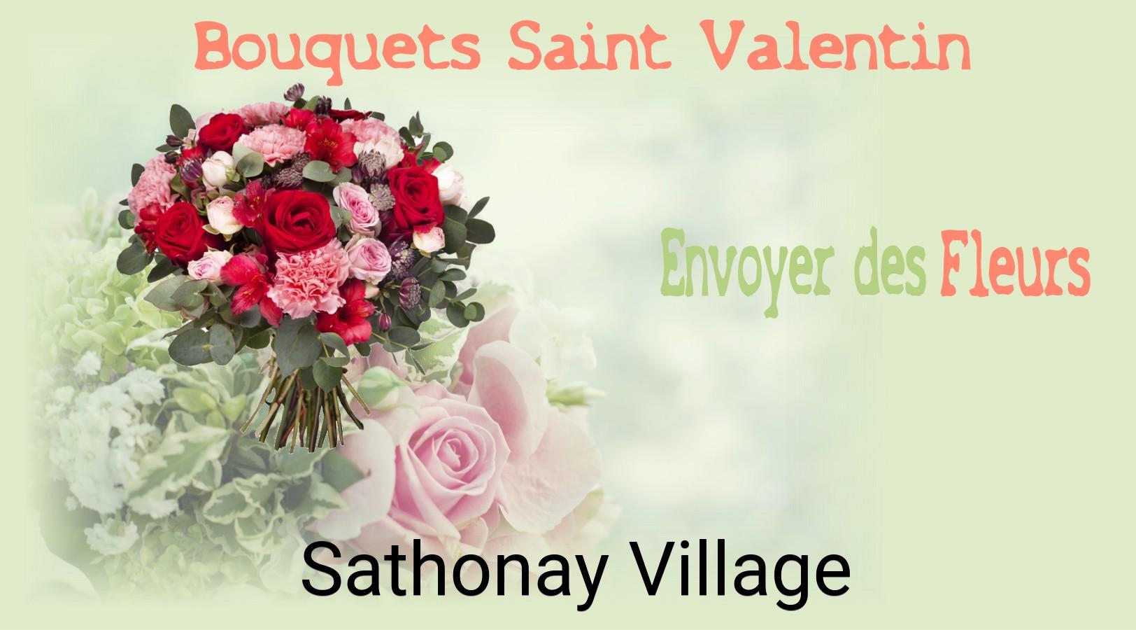 Roses de Saint-Valentin livrées à Sathonay-Village